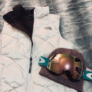 The North Face 550 Down Vest White